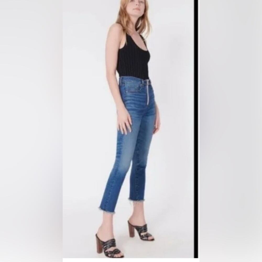 Veronica Beard Carly Kick Flare High Rise Jean